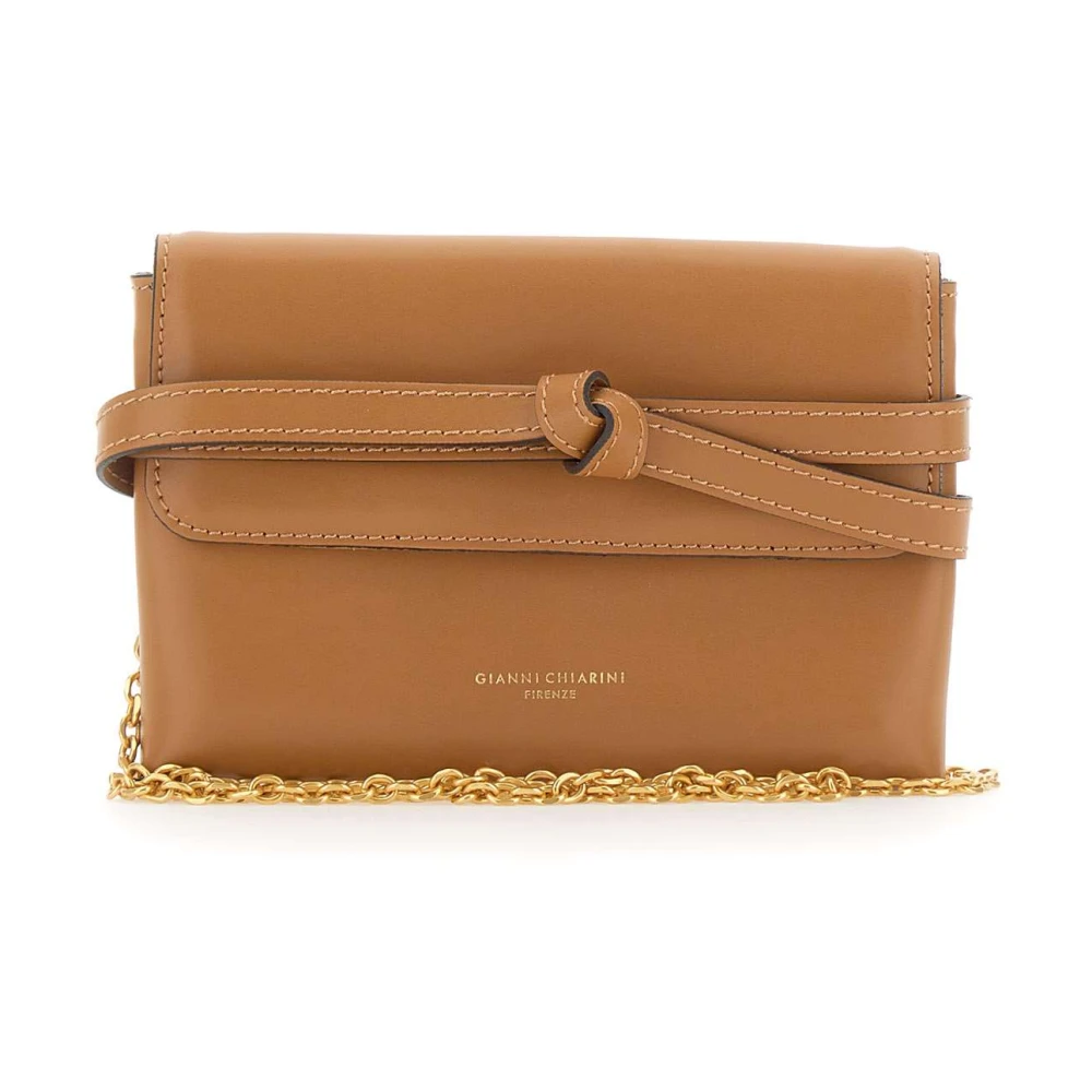Gianni Chiarini Women's Brown Belty Pouch - Cross Body Bags - One Size - Bags