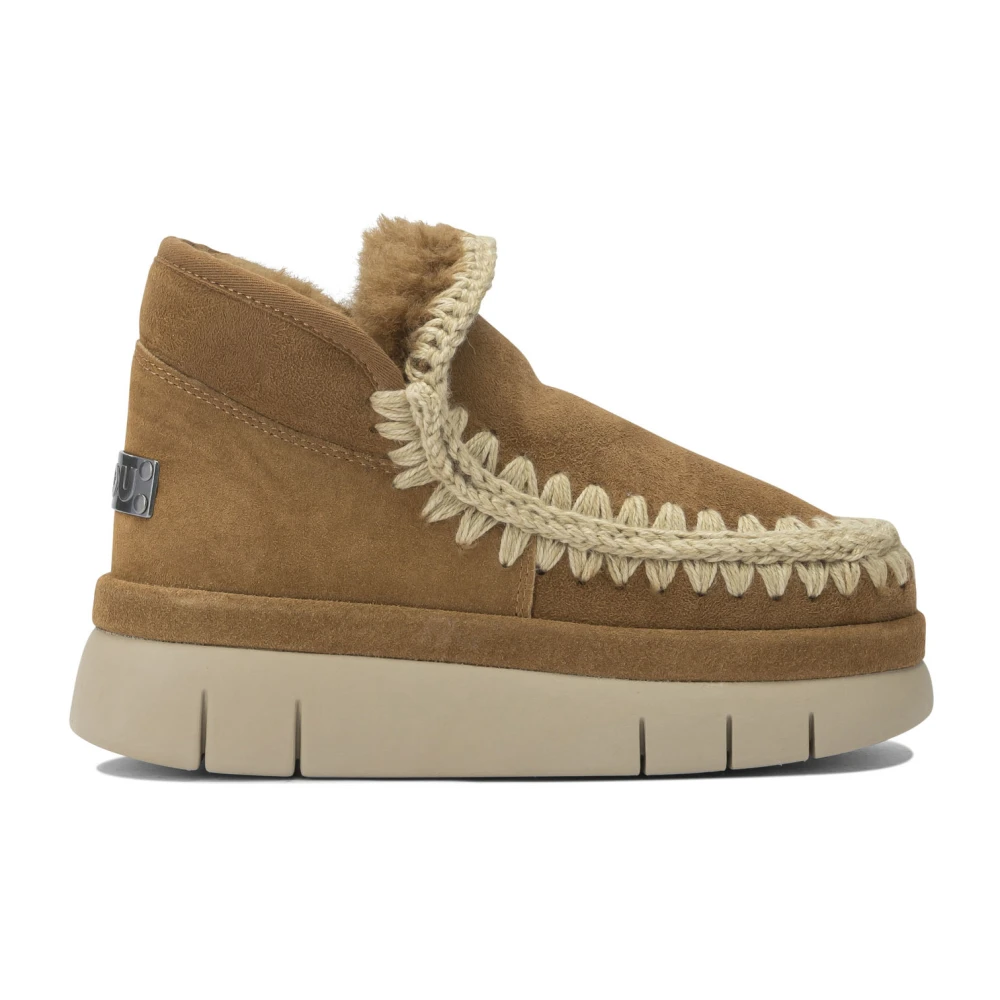 Mou Women's Beige Ankle Boots - Winter Boots - 8 Uk - Shoes