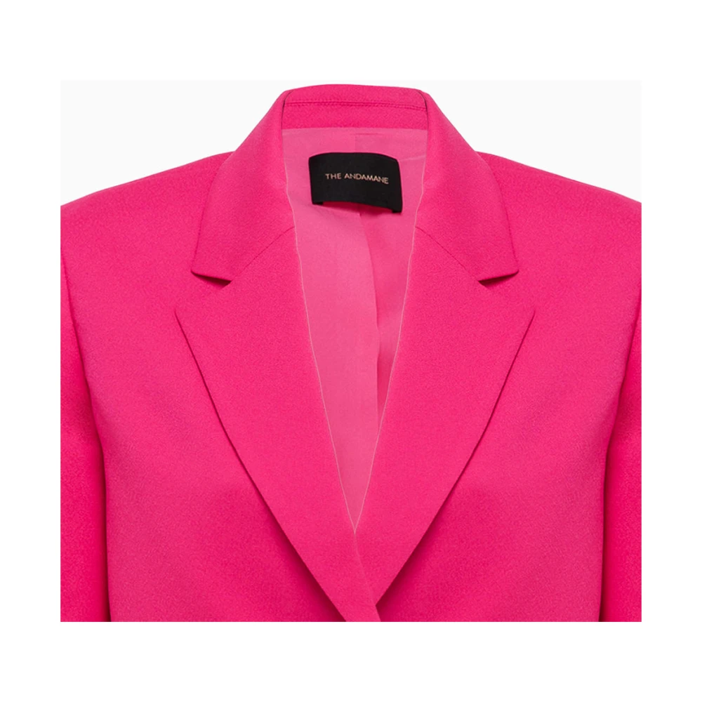Andamane Loulou Single-Breasted Blazer Pink Dames