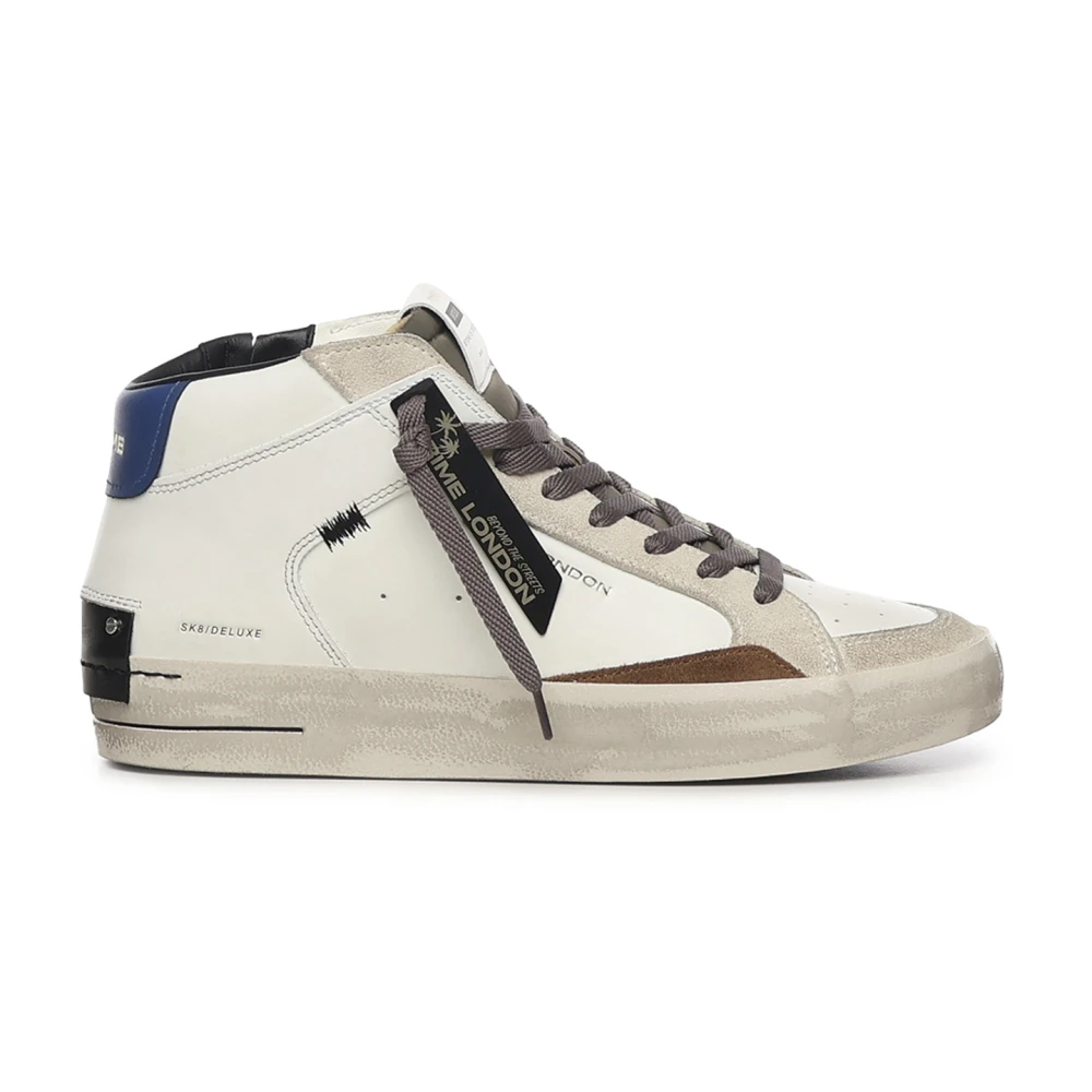 Crime London Leren Sneakers met Veters Heren Schoenen Veelkleurig Multicolor