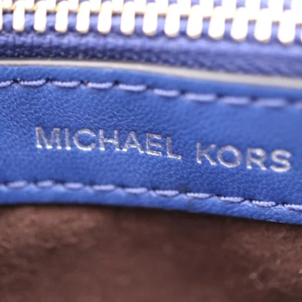 Michael Kors Pre-owned Fabric shoulder-bags Blue Dames