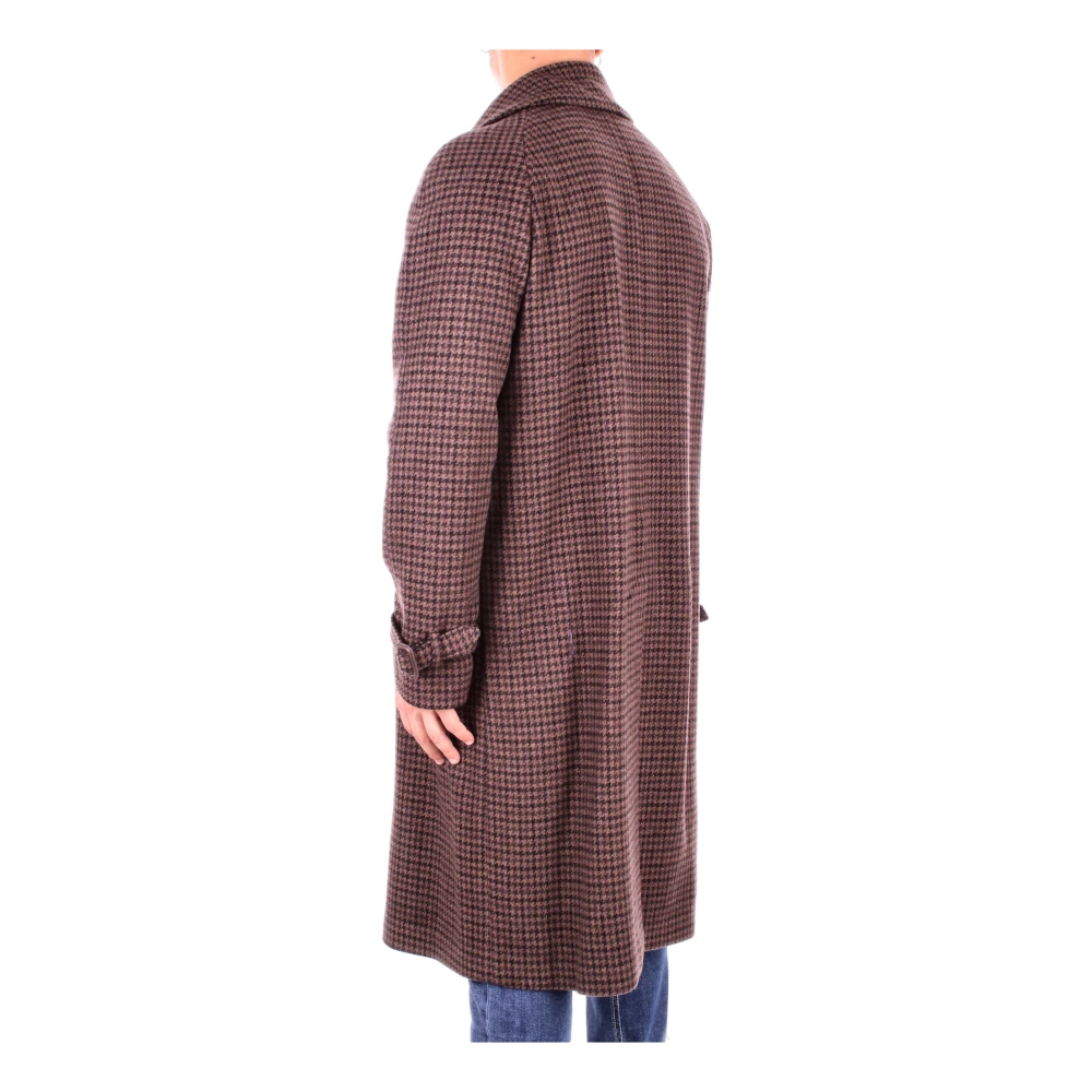 Tagliatore Bruine Dubbelbreasted Jas Brown Heren