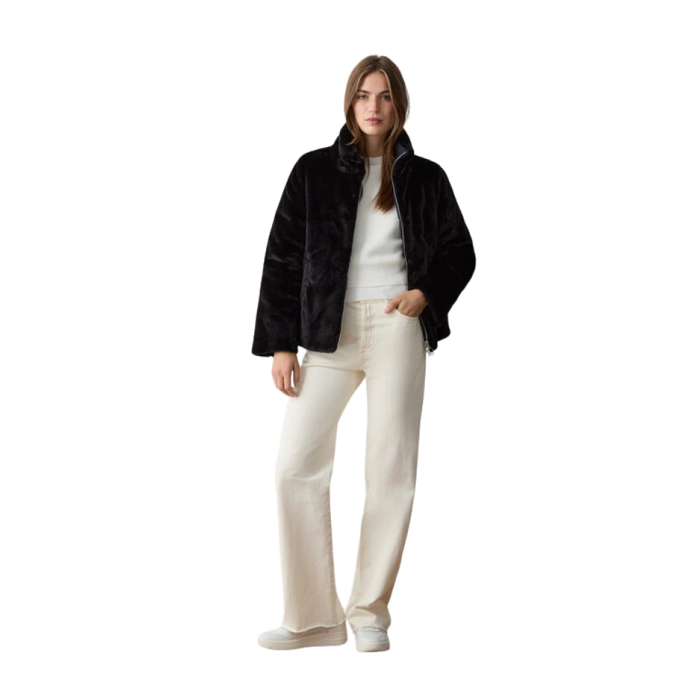 Colmar Omkeerbare Zwarte Jas Extra Slim Fit Black Dames