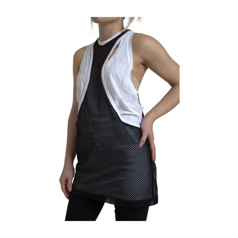 Dsquared2 Monochrome Tanktop Black Dames