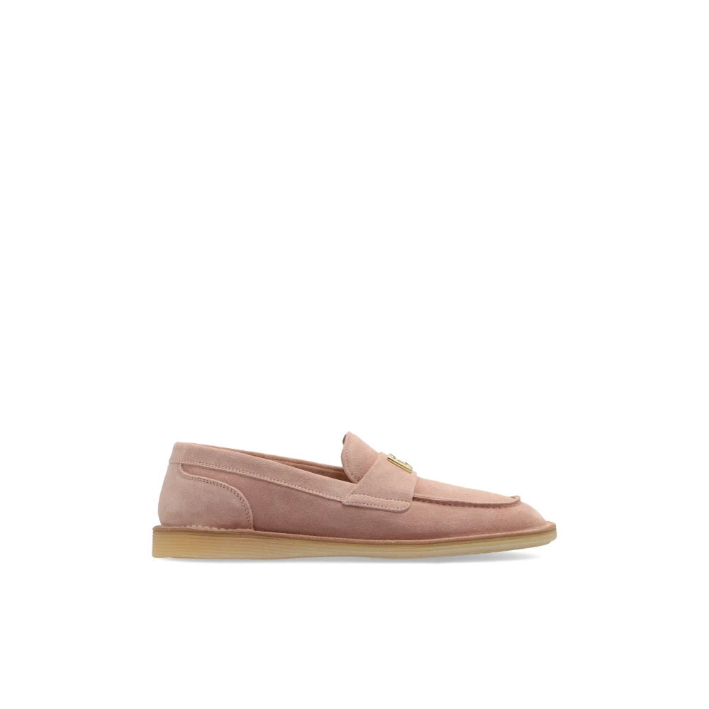 Dolce & Gabbana Skor typ loafers Pink, Dam