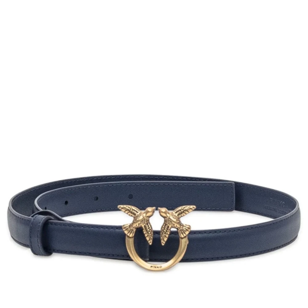 Pinko Women's Blue Love Berry H2 Belt
