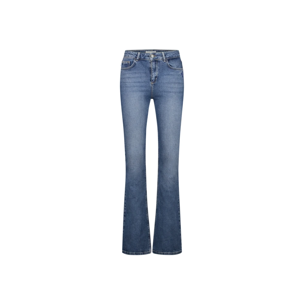 Fabienne Chapot flared jeans Eva medium blue denim