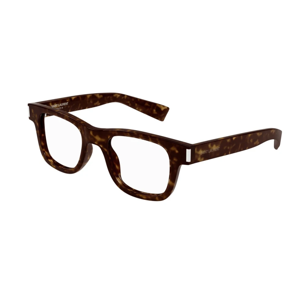 Saint Laurent New Wave Grote Brillenmonturen Brown Unisex
