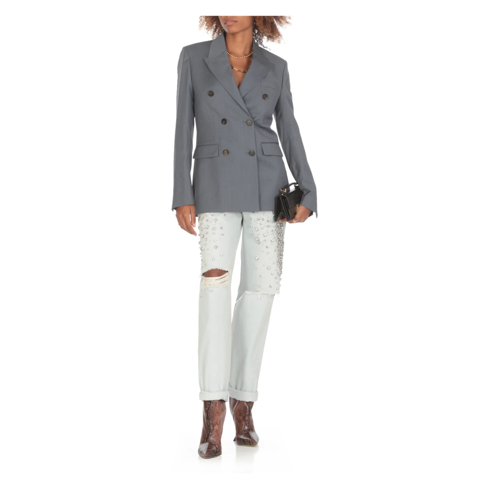 Golden Goose Journey Blazer Blue Dames