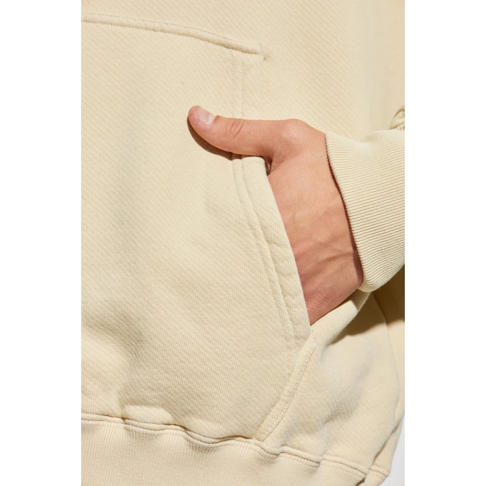 Off White Hoodie Beige Heren