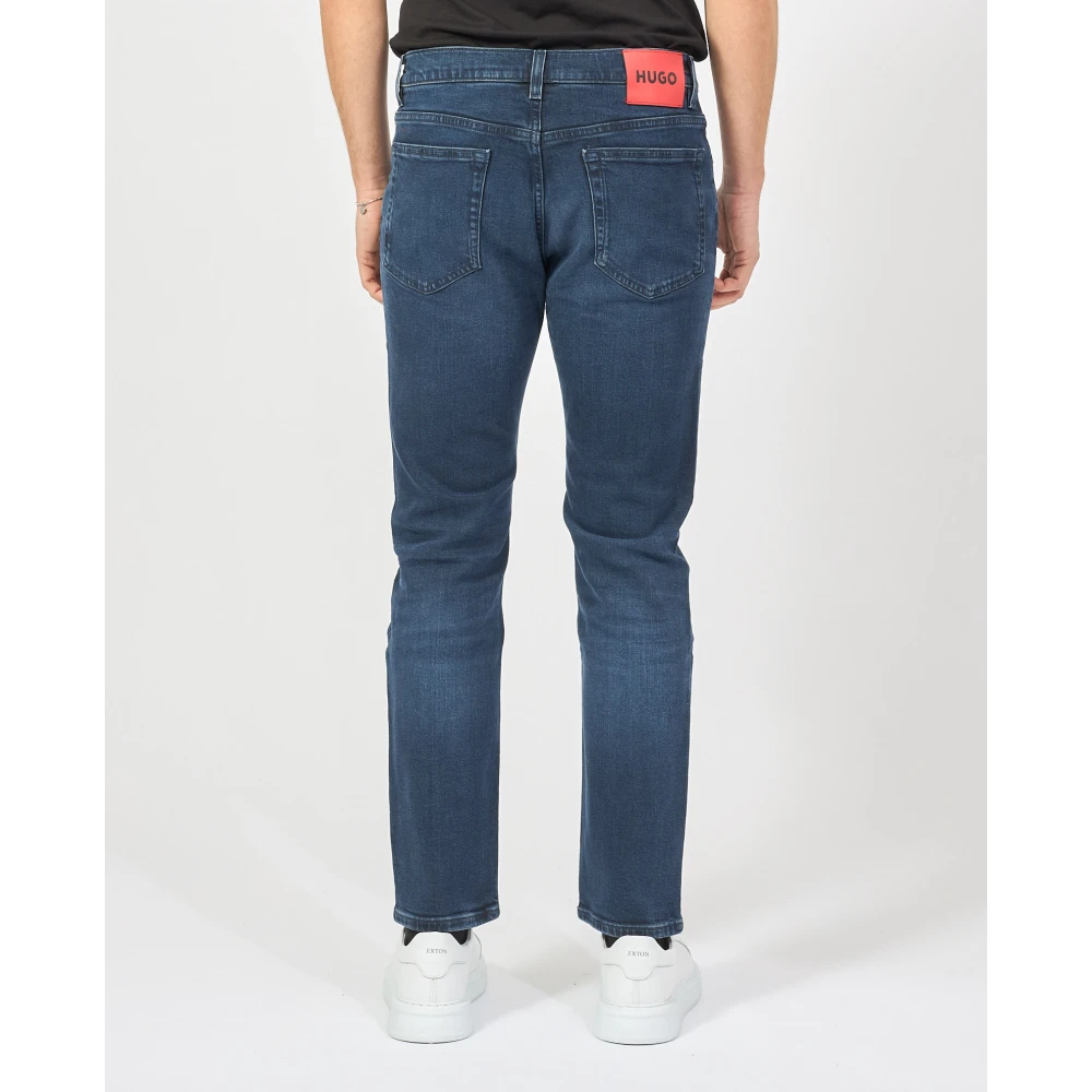 Hugo Boss Moderne Blauwe Denim Jeans Blue Heren