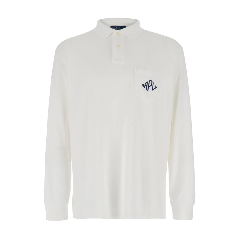 Polo Ralph Lauren Klassiek Wit Shirt met Logodetail White Heren