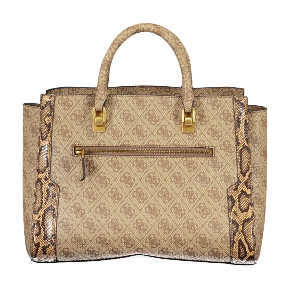 Guess Beige Dameshandtas met Verstelbare Band Beige Dames