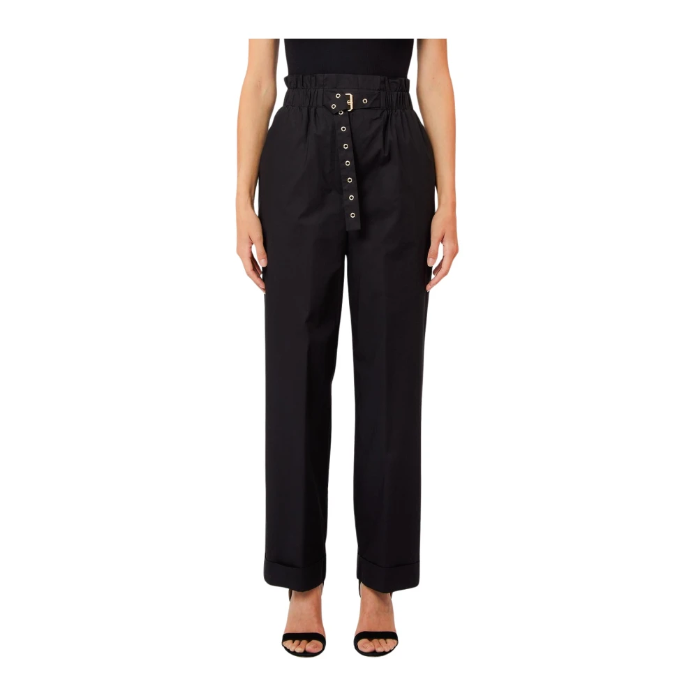 Liu Jo Donna Nero Pantaloni, M, New,