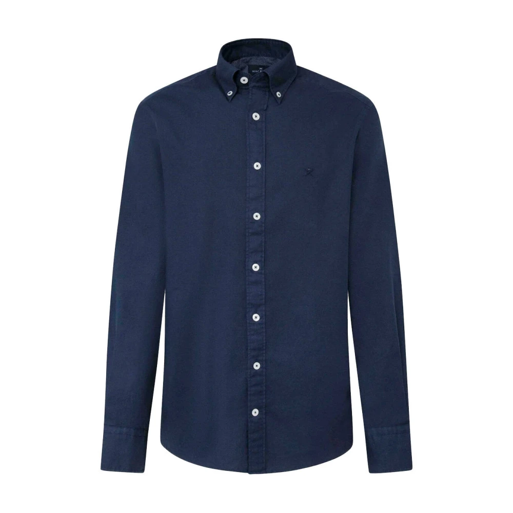 Hackett Lange mouw overhemd Hm3010028 Blue Heren