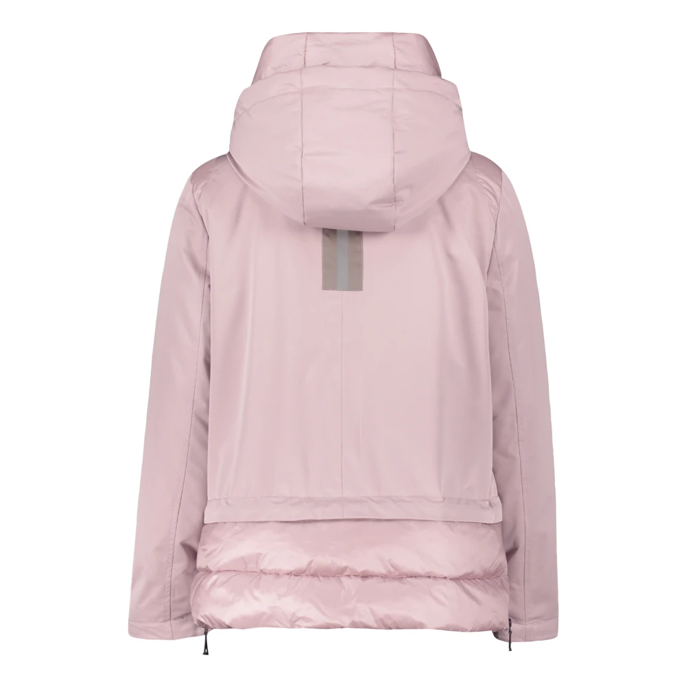 Amber & June Casual Winterjas met capuchon Pink Dames