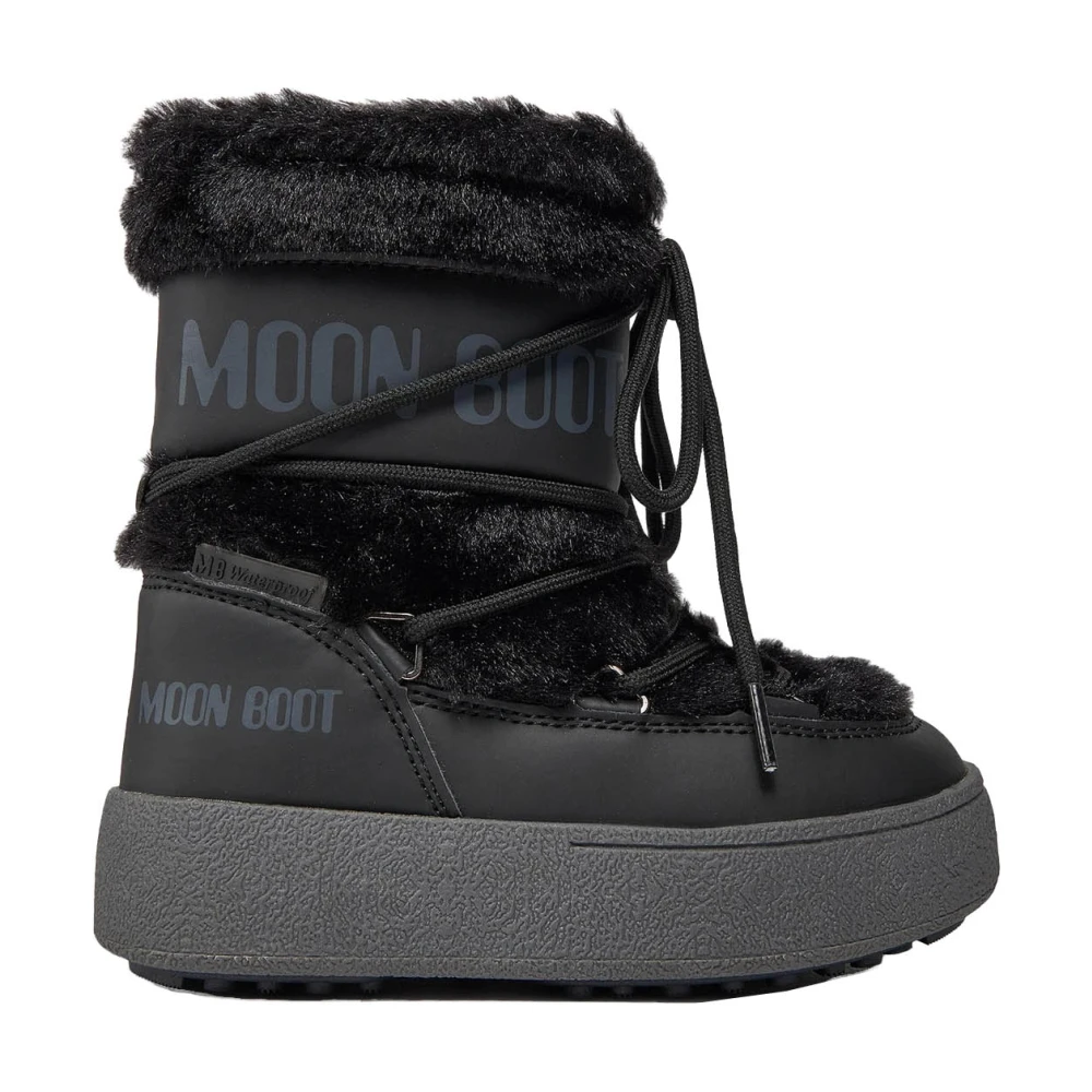 Moon Boot Vinter Ankelboots för Barn Black, Flicka