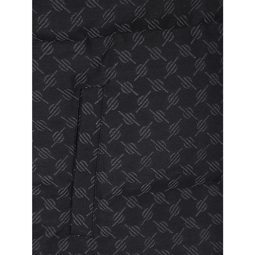 Daily Paper Zwarte Monogram Bodywarmer Black Heren