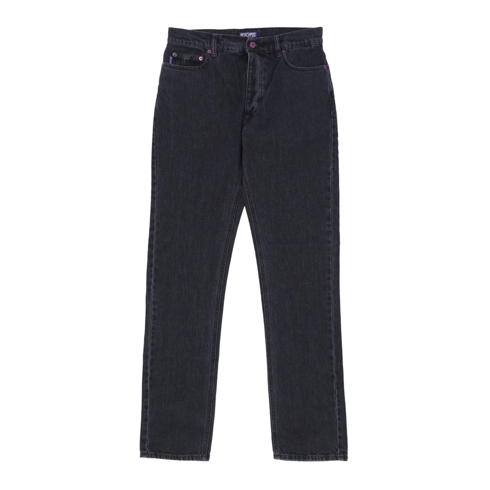 Octopus Zwarte Denim Regular Fit Jeans Black Heren