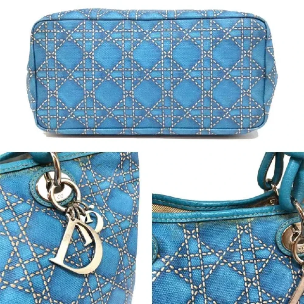 Dior Vintage Pre-owned Plastic dior-bags Blue Dames
