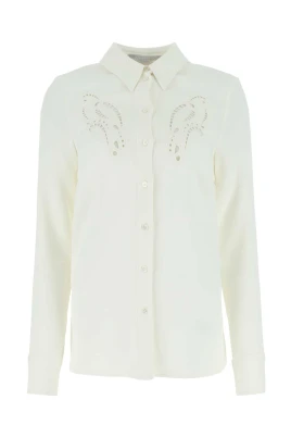 Ivory Stretch Viscose Shirt