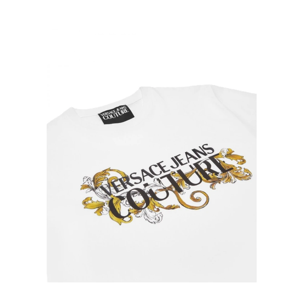 Versace Jeans Couture Katoenen T-shirt White Heren