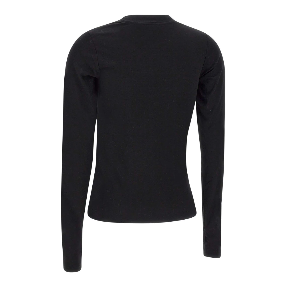Birgitte Herskind Zwarte Stretch Katoen Laura Sweater Black Dames