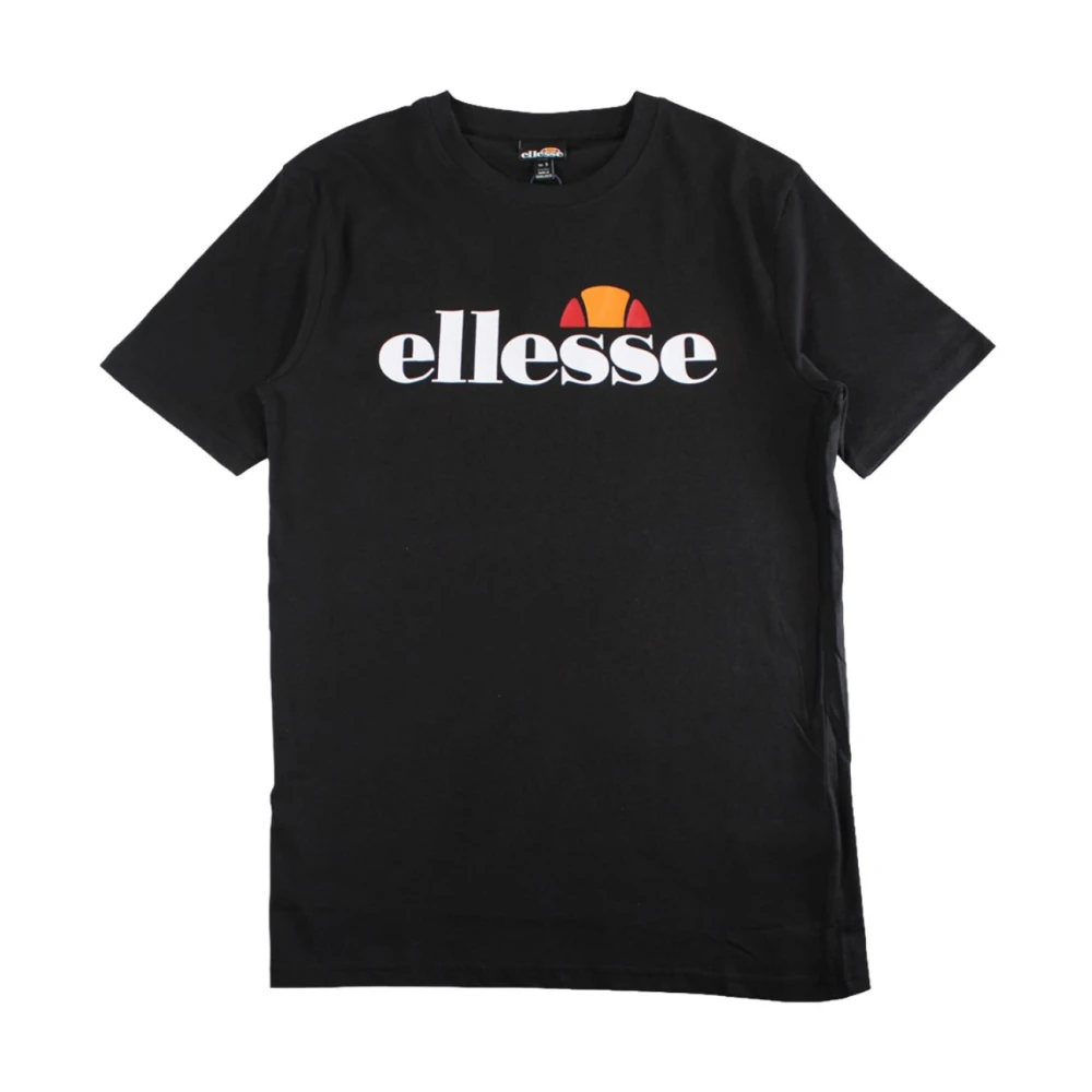 Ellesse Mannelijk Zwart Tops Heren, 2XL, Katoen, T-Shirt Met Korte Mouwen