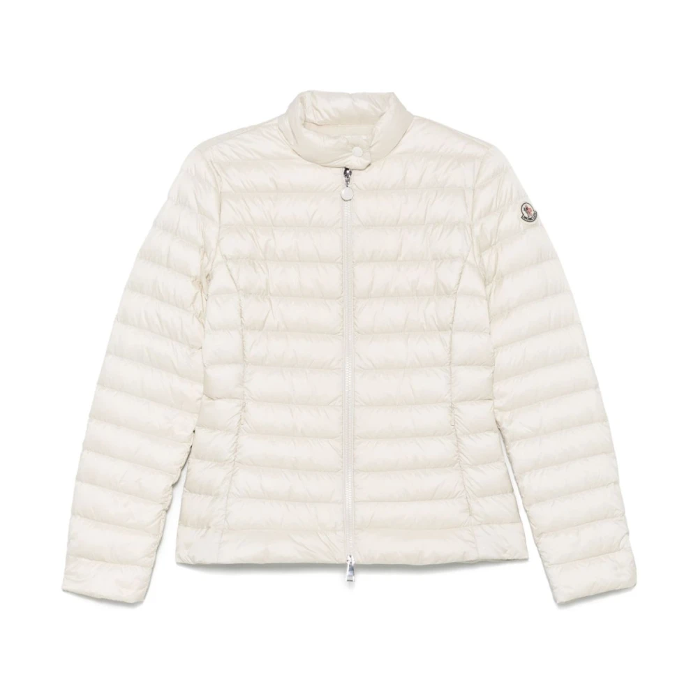Moncler Witte Winterjassen White Dames
