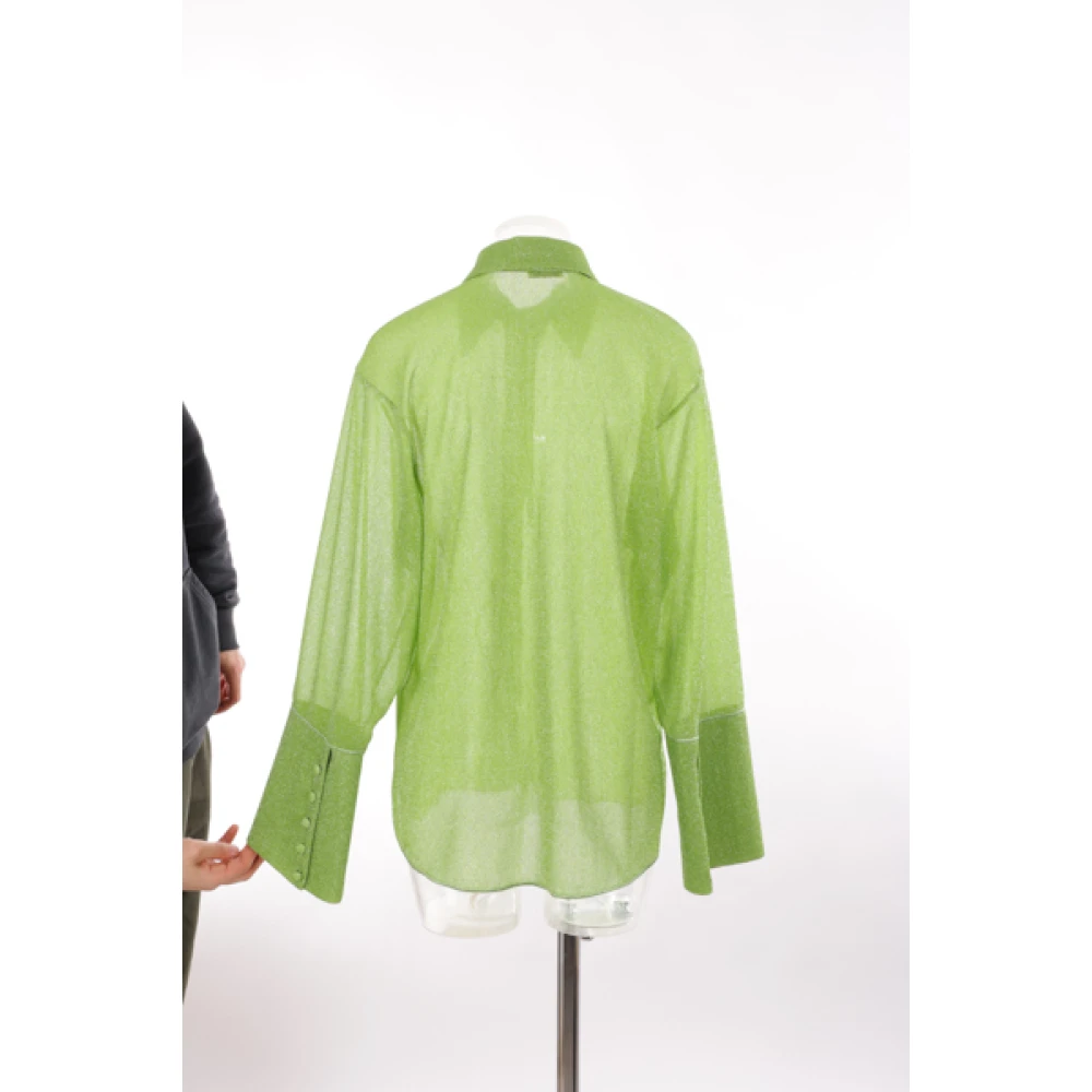 Oseree Blouses & Shirts Green Dames