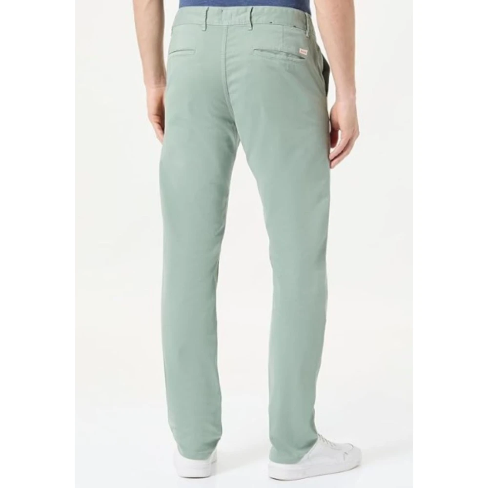 Hugo Boss Slim Chino Broek voor Mannen Green Heren