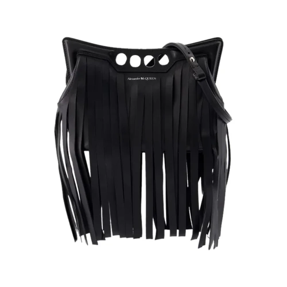 Alexander mcqueen Leather shoulder-bags Black Dames