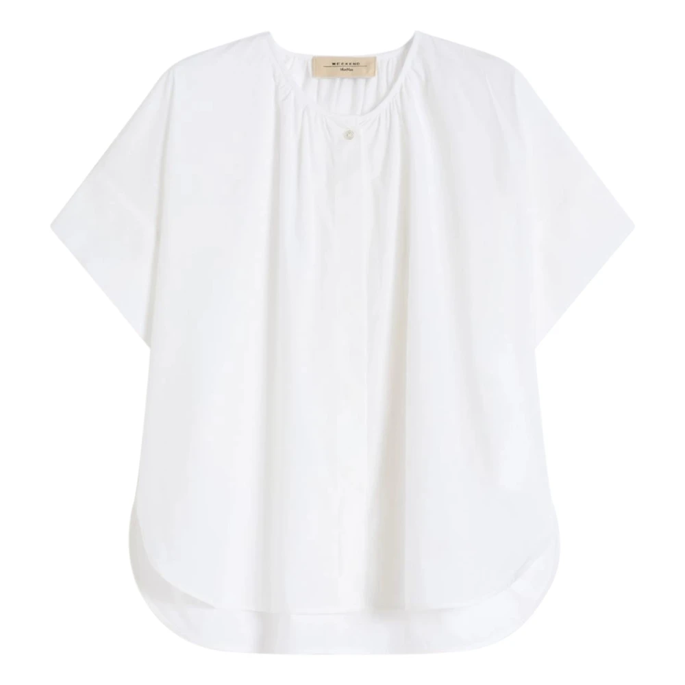 Max Mara Women's White Camicia Educata - Blouses - Xs - Blouses & Shirts