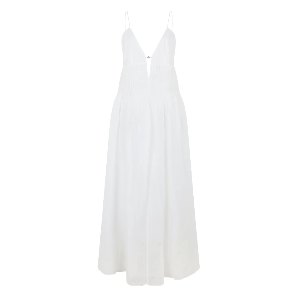 Tory Burch Women's White Maxi Dresses, S, Maxi Dress