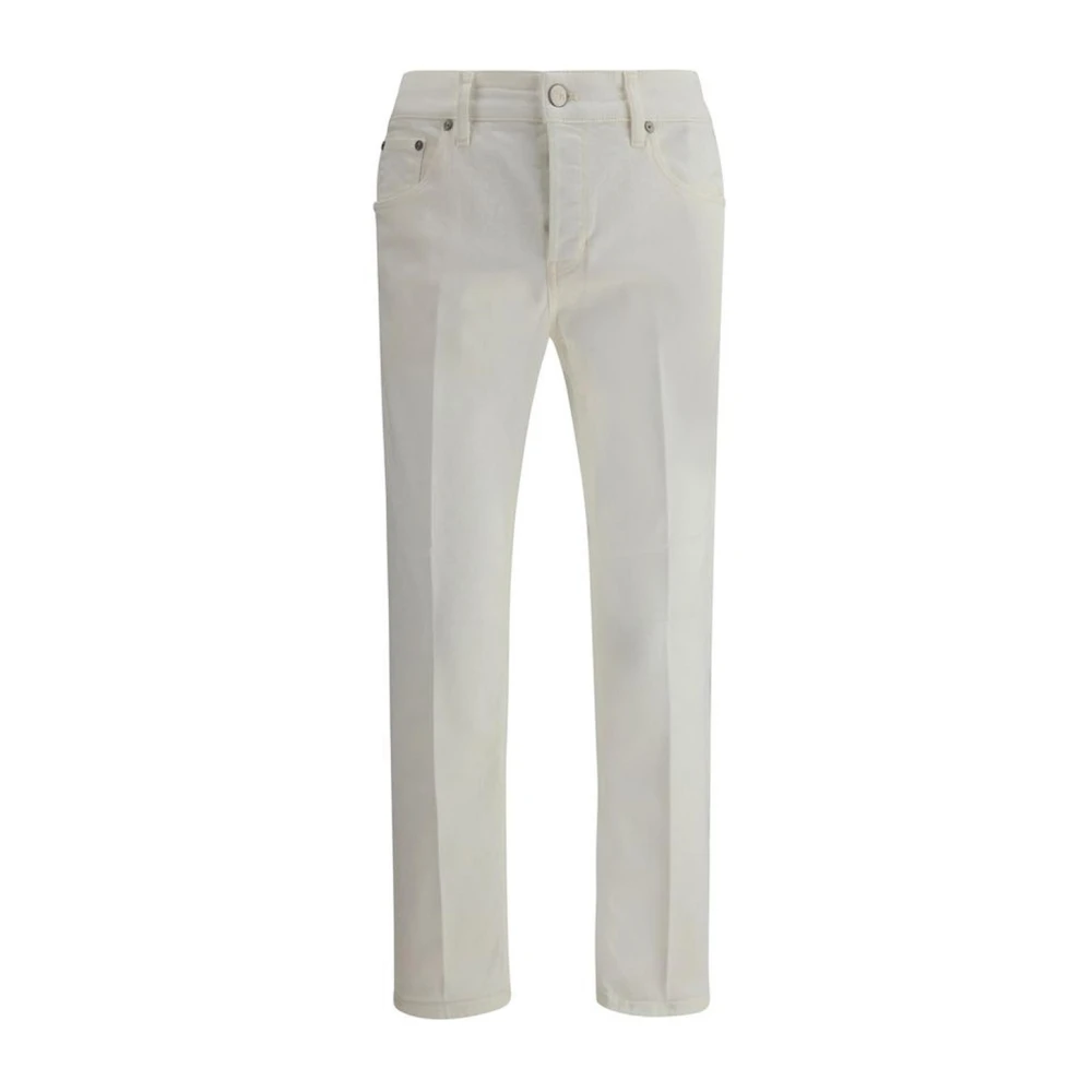 PT Torino Denim Broek met Klassieke Details White Heren
