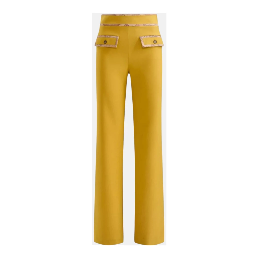 Alviero Martini 1a Classe Stijlvolle Herenbroeken Yellow Dames