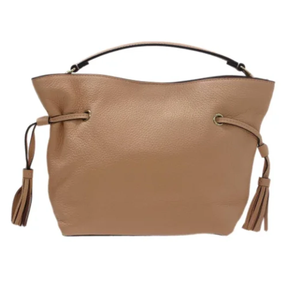 Coach Pre-owned Fabric handbags Orange Dames