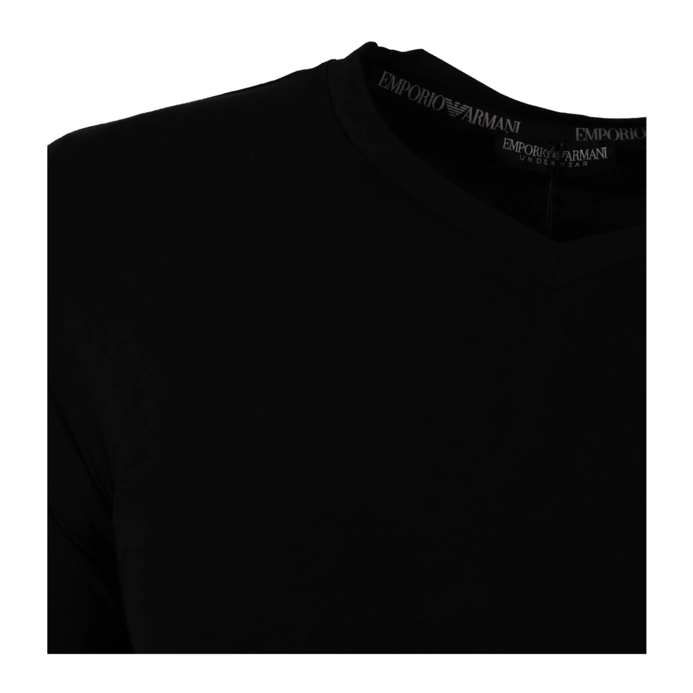 Emporio Armani T-Shirts Black Heren