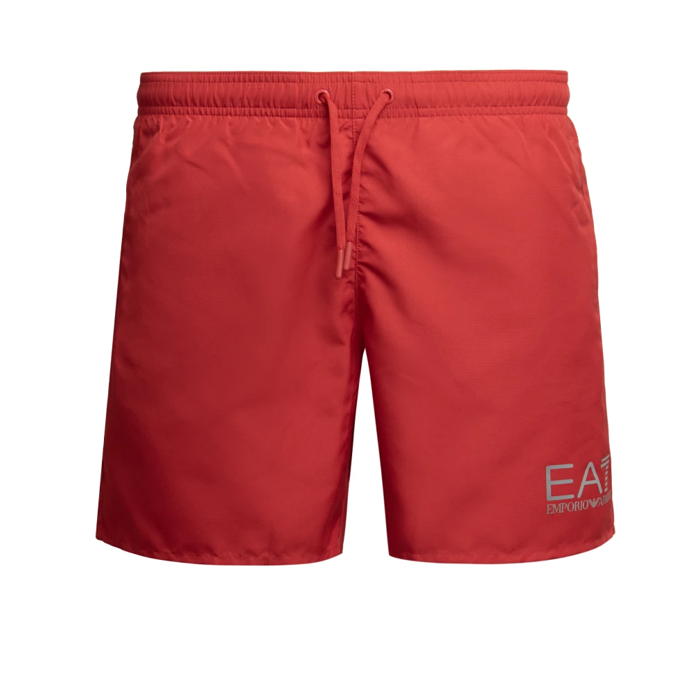 Emporio Armani EA7 Heren Zwembroek Rood Red Heren