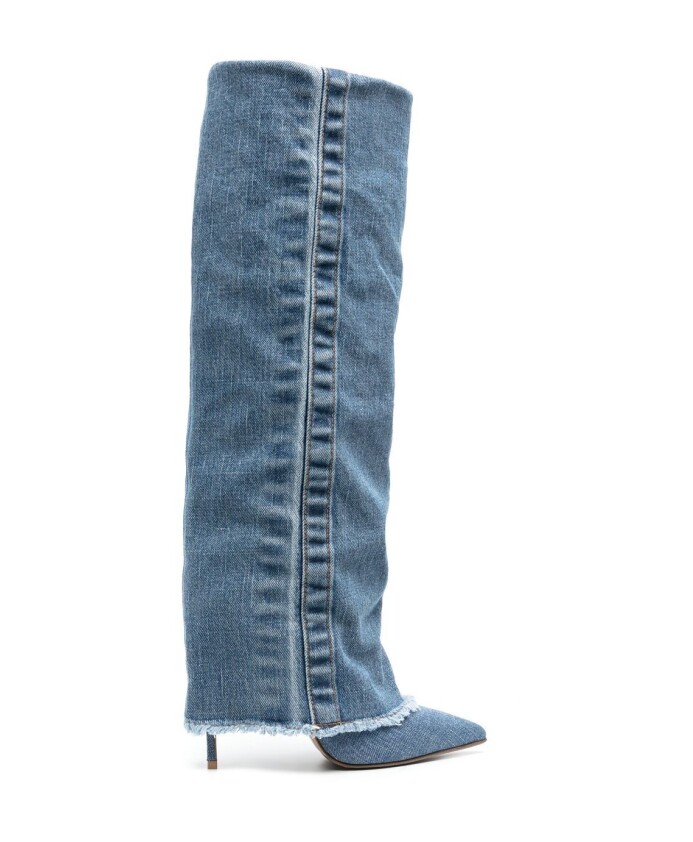bottes-andy-120mm-bleues-a-bord-effiloche