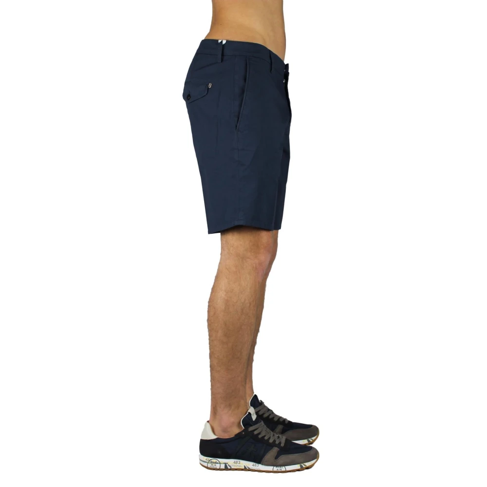 Dondup Stijlvolle Bermuda Shorts voor Mannen Blue Heren