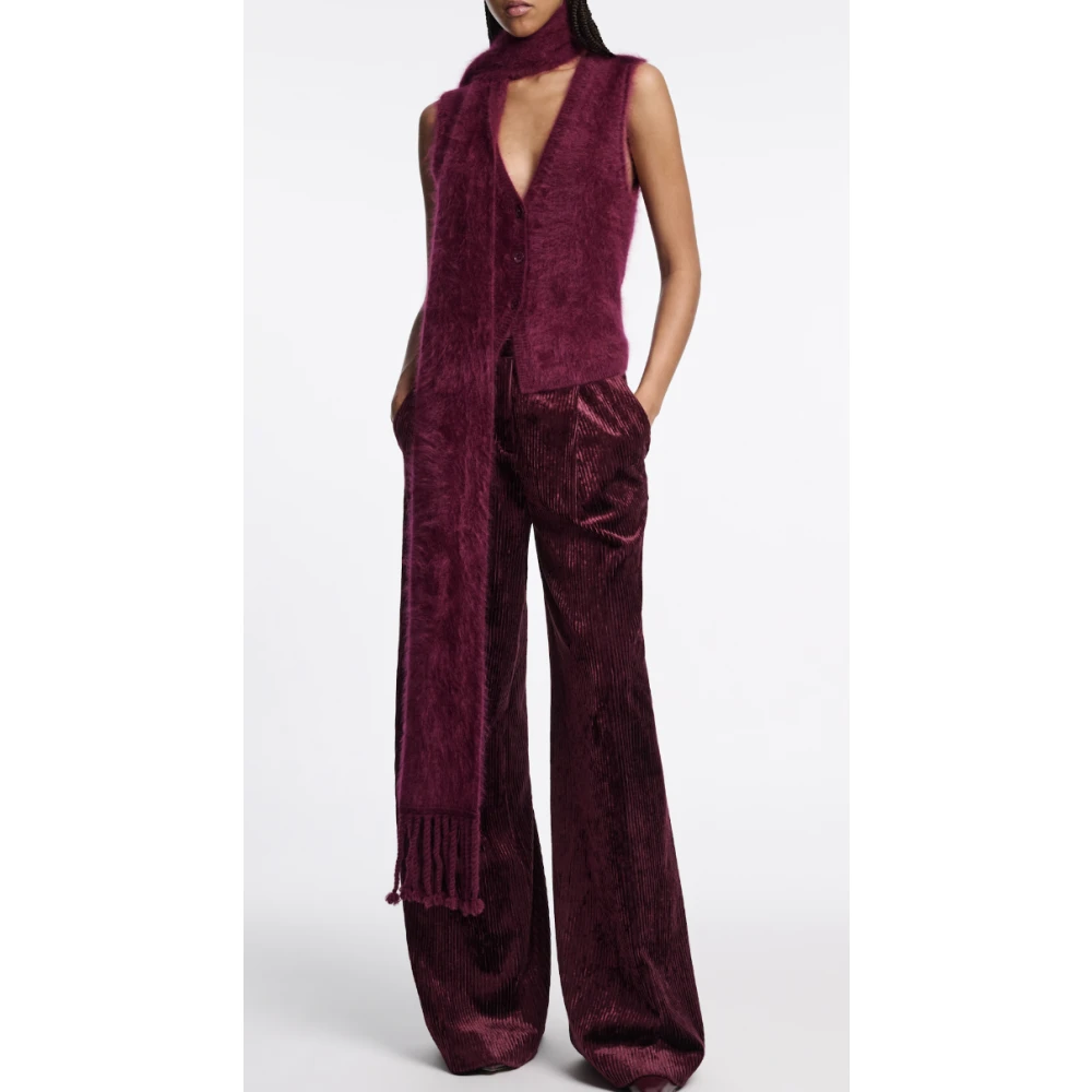 dorothee schumacher Moderne Structuur Wijde Pijp Broek Red Dames