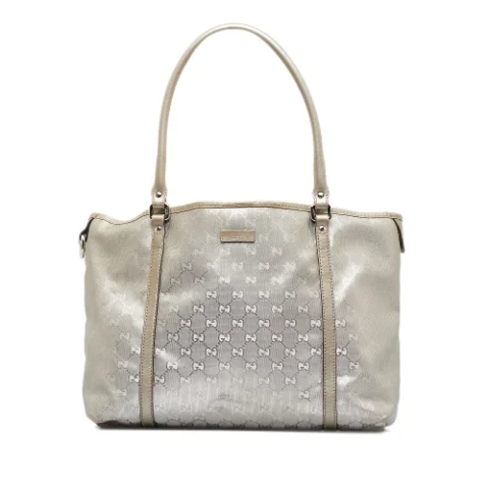 Gucci Vintage Pre-owned Plastic totes Gray Dames