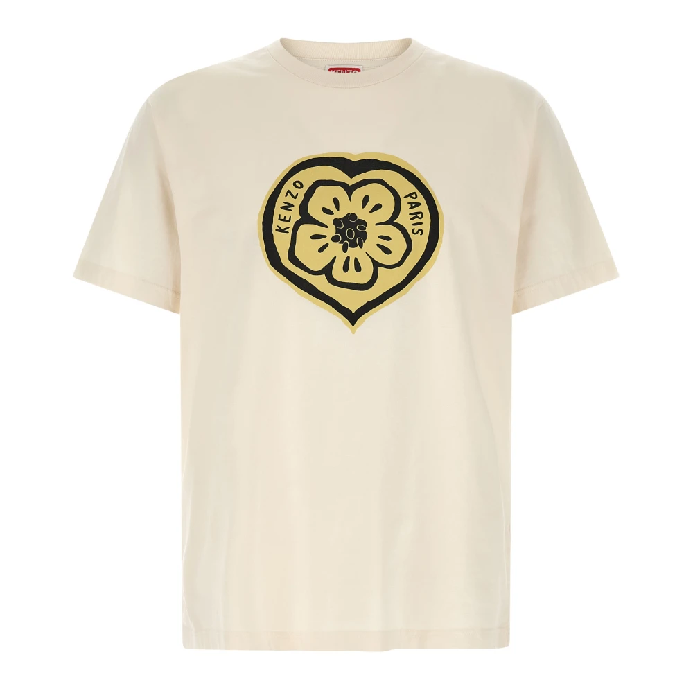 Kenzo Men's Beige T-Shirts, L, T-Shirts