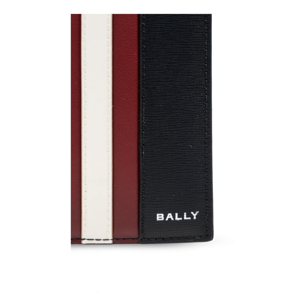 Bally Leren Portemonnee Black Dames