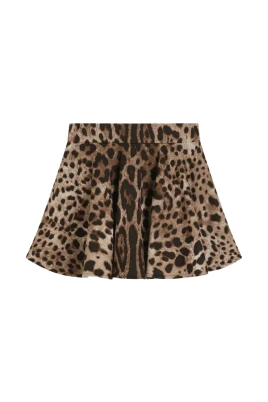 Leopardmönstrad kjol
