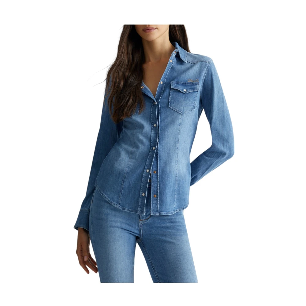 Liu Jo Stijlvolle Blouse voor Vrouwen Blue Dames