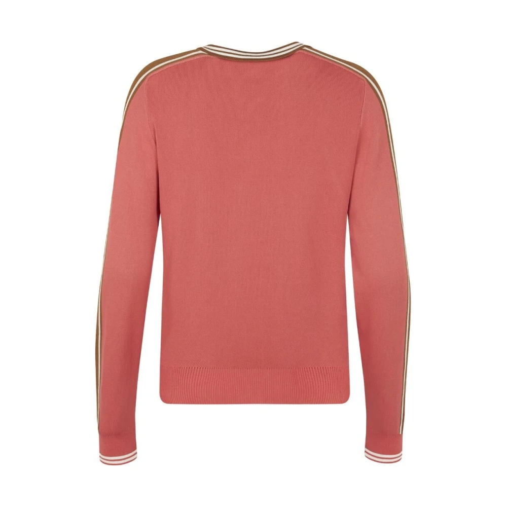 Fila Sweatshirt met rits en zichtbaar logo Pink Dames