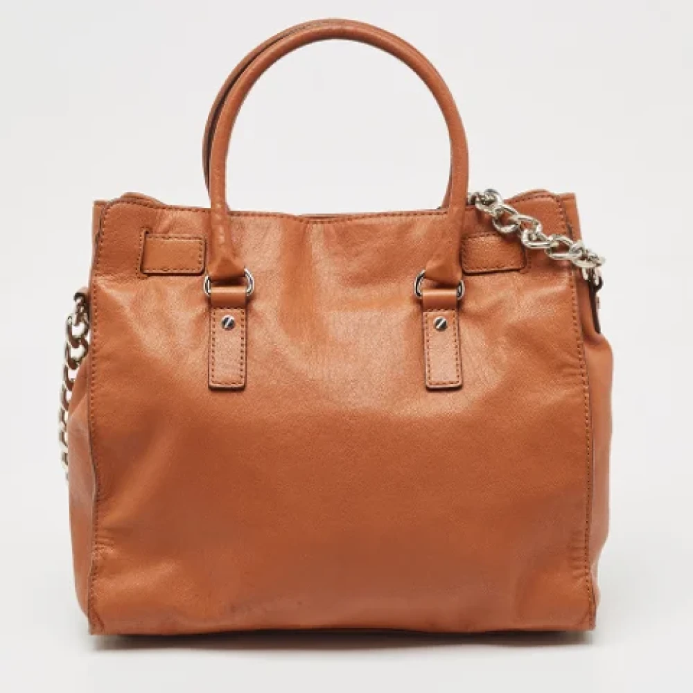 Michael Kors Pre-owned Leather totes Brown Dames