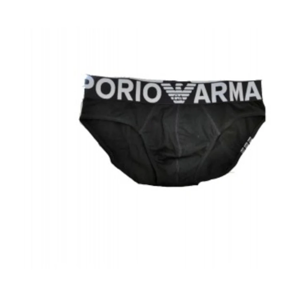 Emporio Armani Mannelijk Zwart Ondergoed Heren, S, E Briefs Stijlvol Ondergoed